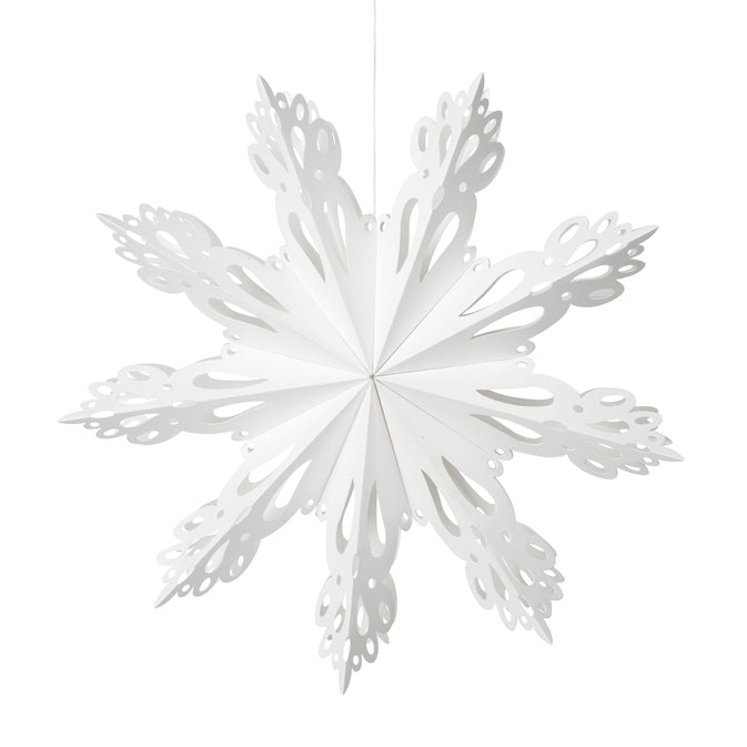Broste Copenhagen Snowflake Weihnachtsstern Papier weiß M Ø30cm
