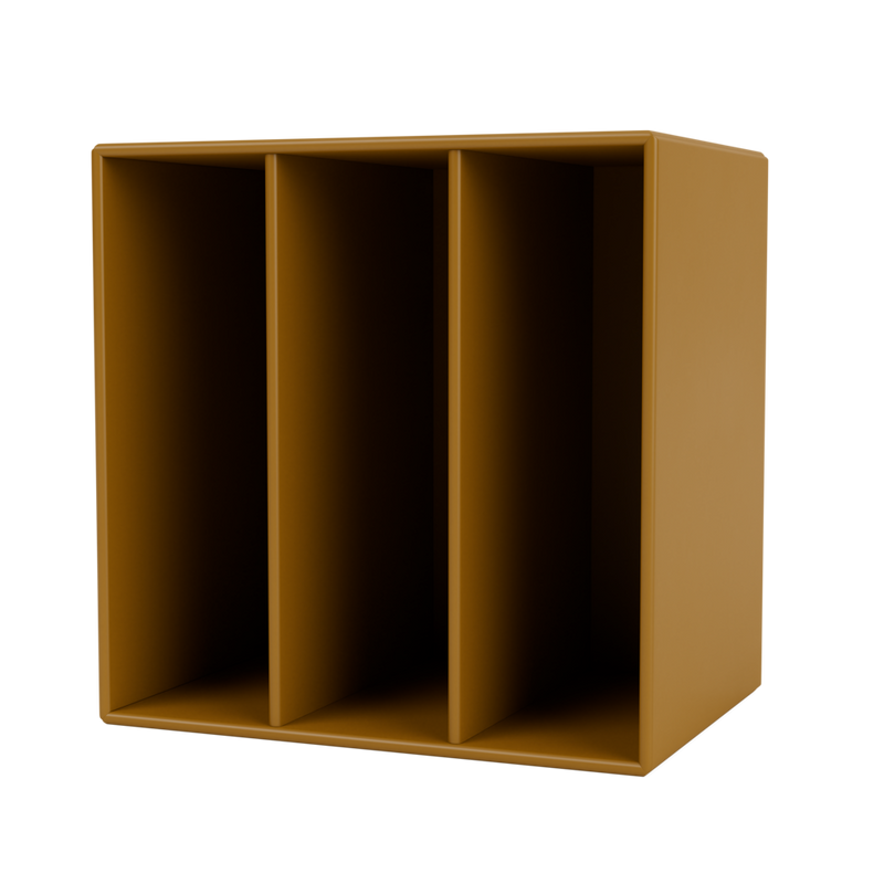 Montana Furniture Regal Modul 3 vertikale Unterteilungen Montana Mini in verschiedenen Farben Amber