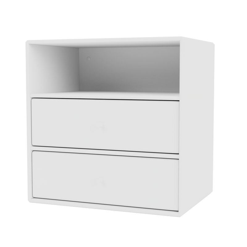 Montana Furniture Regal Modul mit zwei Schubladen Montana Mini in verschiedenen Farben New White