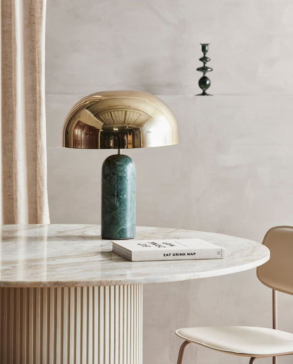 Nordal A/S ATLAS table lamp - w/green marble