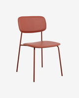 Nordal A/S ESA dining chair, rust red