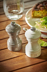 Peugeot Salzmühle Bistro perlgrau lackiert 10 cm