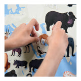 Poppik Sticker Lernposter Tiere der Welt