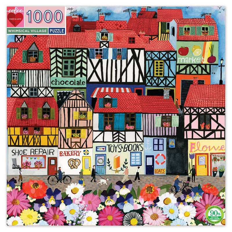 Eeboo Puzzle Dorf 1000 Teile