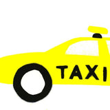 Herr & Frau Rio Postkarte Taxi