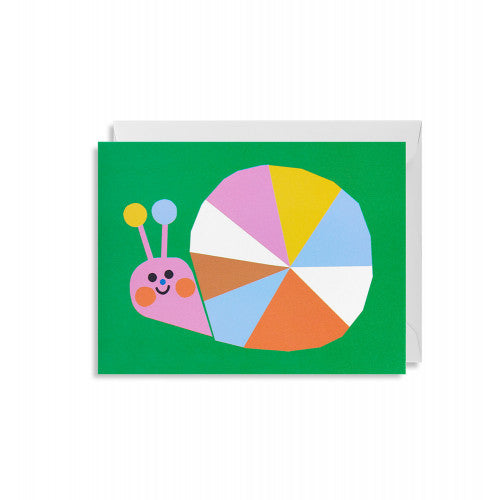 Lagom Design Mini-Grußkarte Schnecke