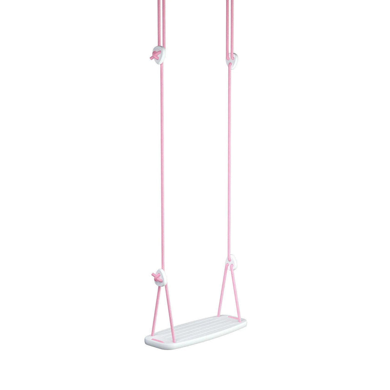 Lillagunga Schaukel Classic Weiß mit verschiedenen Seil-Farben Pink / 2.0 - 2.8 m