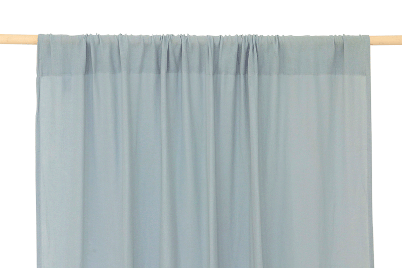Nobodinoz Vorhang Utopia Curtain Riviera Blue