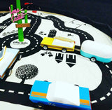 Play & Go 2in1 Spielzeugsack-Spieldecke Roadmap/Thunderbolt